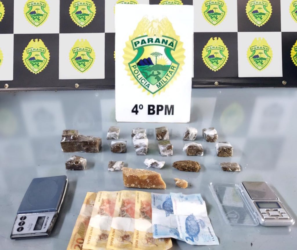 PM realiza ação contra o tráfico de drogas em Maringá