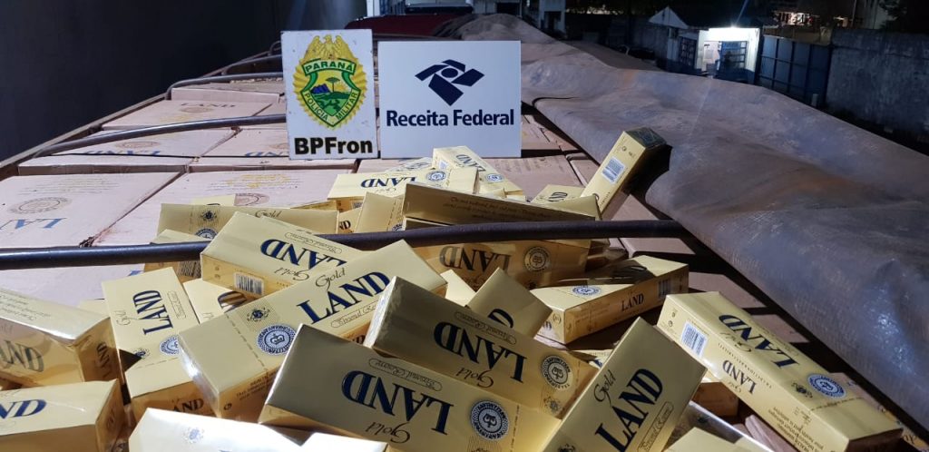 Receita Federal e BPFron realizam apreensão de contrabando em Marechal C. Rondon