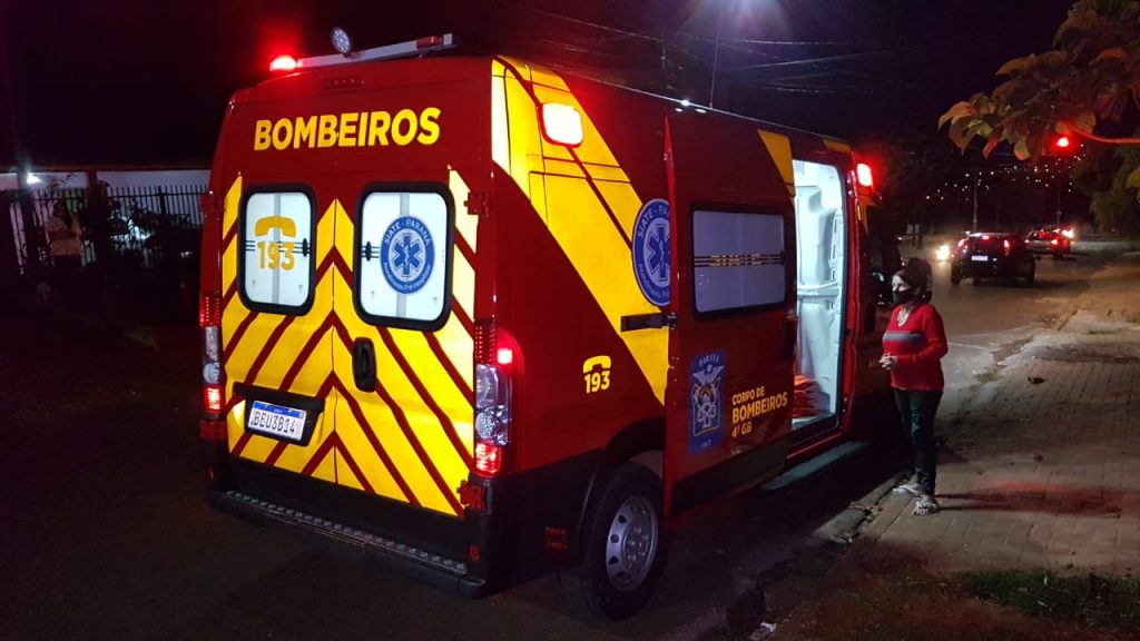 Motociclista fica ferido ao se envolver em acidente de trânsito no Bairro Floresta