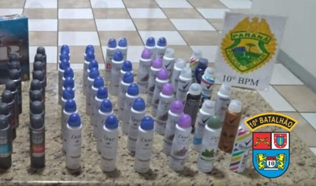 Adolescentes furtam mais de 60 desodorantes em Apucarana