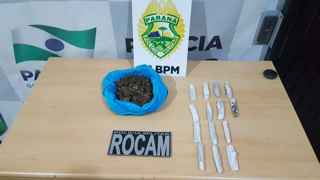 Rocam detém jovem e apreende maconha após abordagem na Rua Europa, no Bairro Morumbi