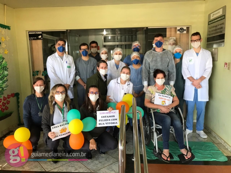 Medianeira: Mais duas pacientes recebem alta após mais de 15 dias internadas com Covid-19 Imagem referente a Medianeira: Mais duas pacientes recebem alta após mais de 15 dias internadas com Covid-19