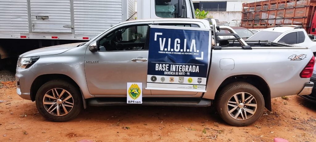 BPFron recupera veículo roubado em Santa Cruz de Monte Castelo