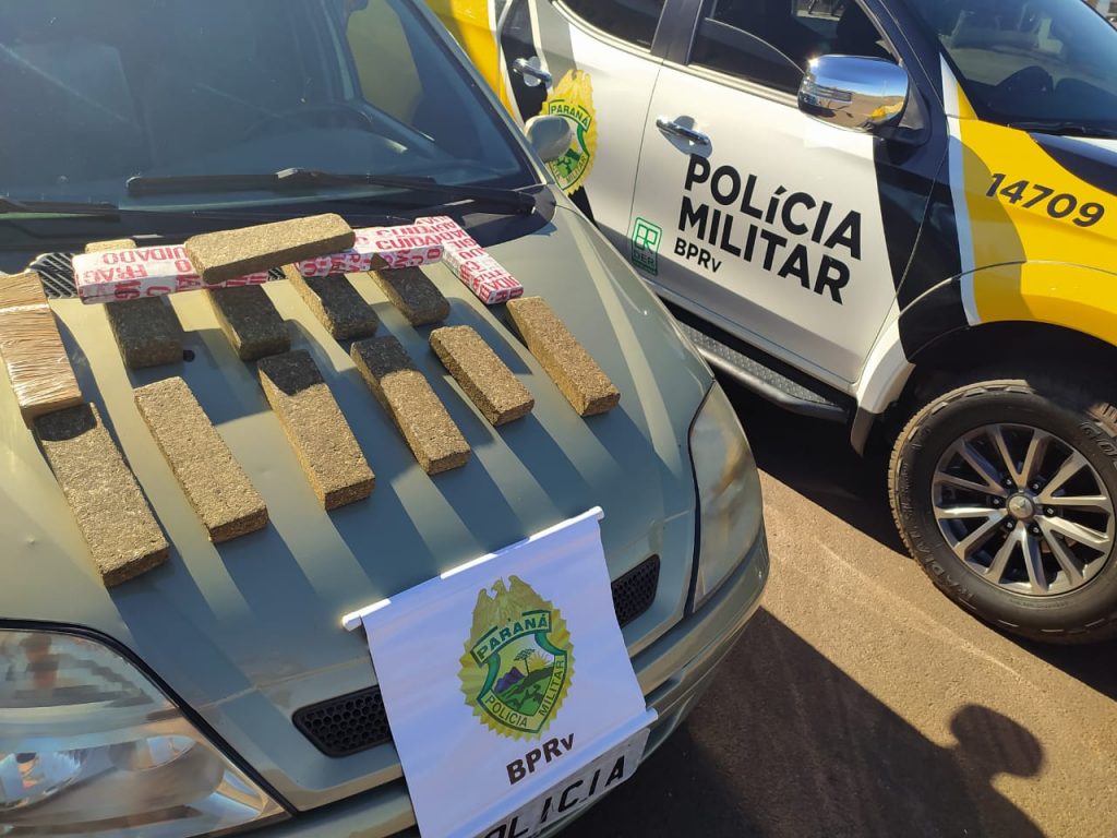 PRE de Iporã realiza apreensão de maconha em Cafezal do Sul