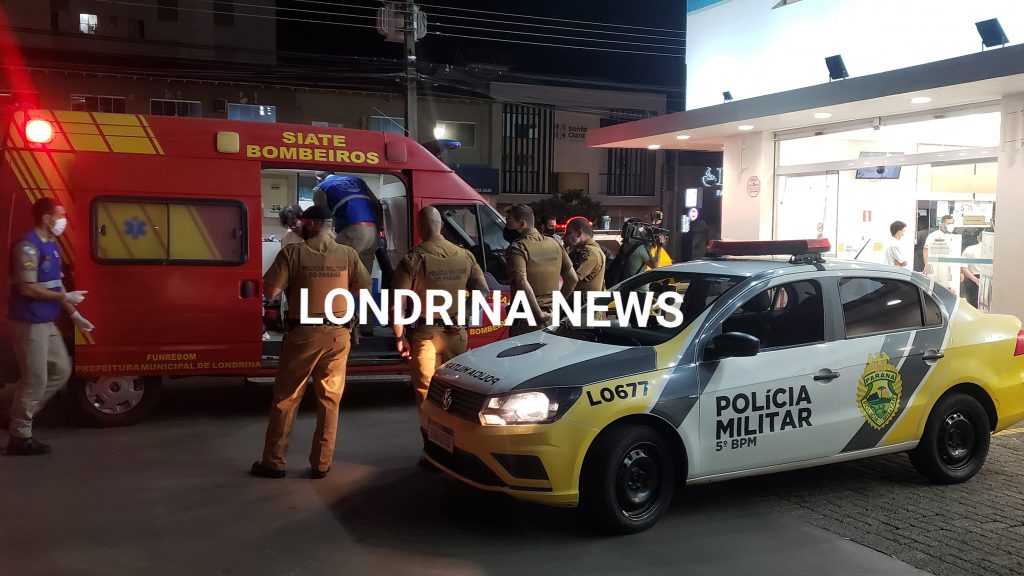 Briga termina com homem esfaqueado e outro agredido após suposta tentativa de roubo de celular em Londrina