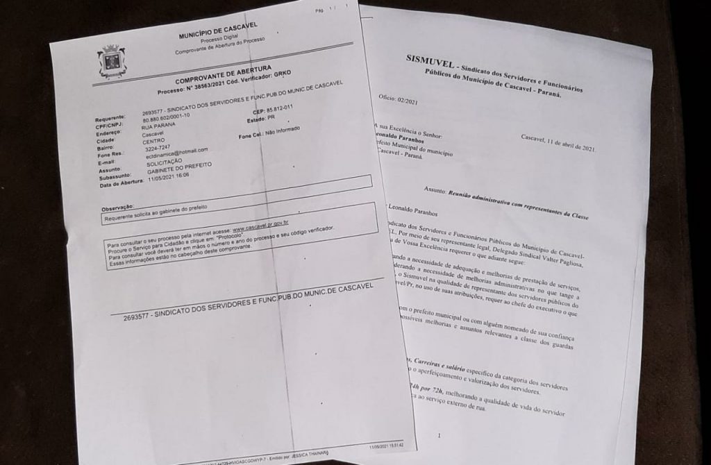Sismuvel oficializa prefeito Leonaldo Paranhos solicitando uma reunião com a classe Sismuvel oficializa prefeito Leonaldo Paranhos solicitando uma reunião com a classe