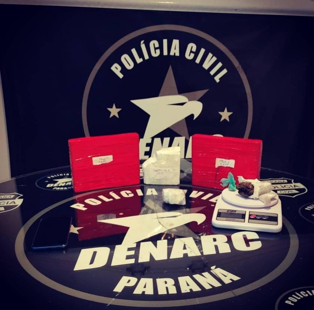 Denarc apreende drogas e detém indivíduo na zona norte de Londrina