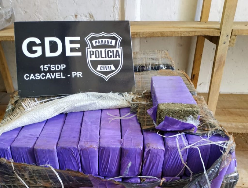 GDE detém motorista que transportava 250 quilos de maconha na BR-467