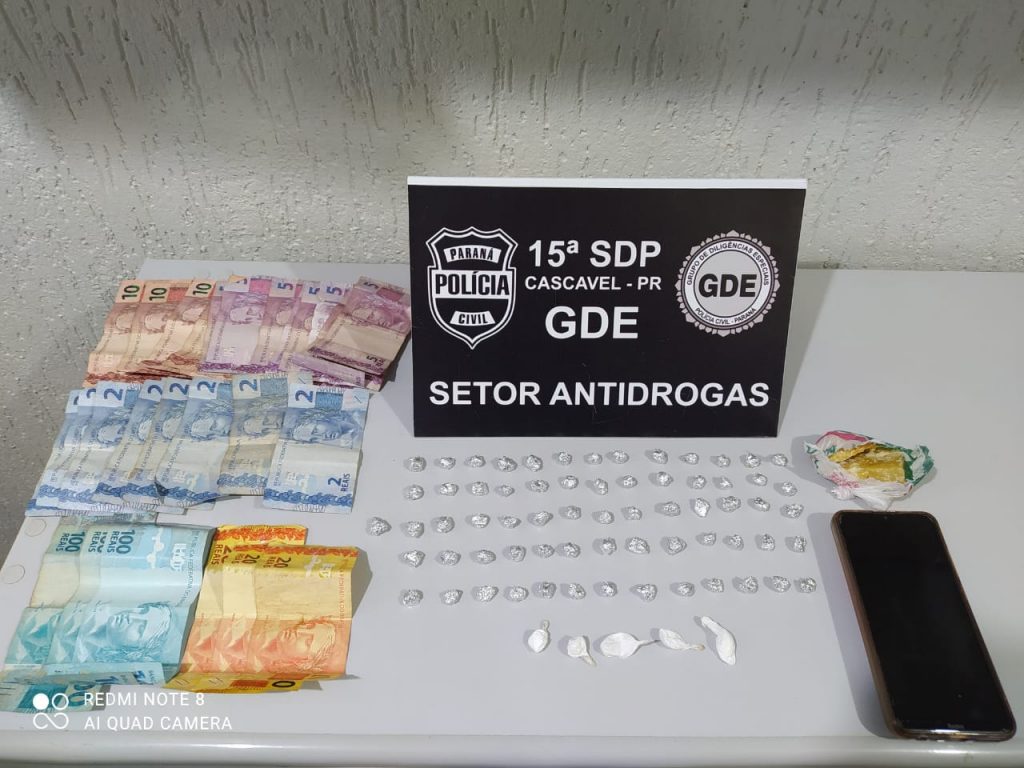 GDE detém trio envolvido com o tráfico de drogas em Cascavel