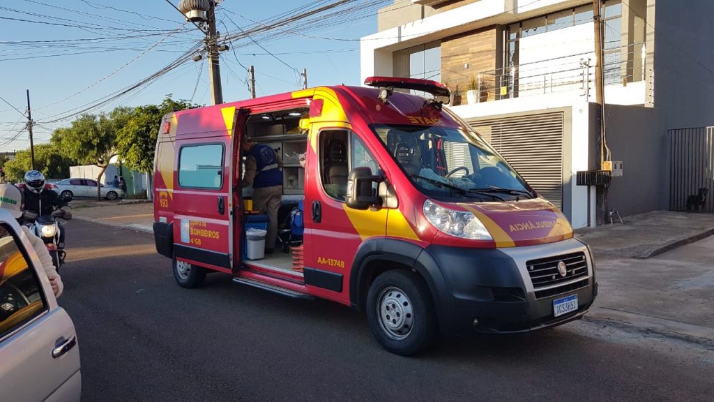 Homem sofre acidente com serra elétrica e Siate é mobilizado ao Bairro Santa Cruz