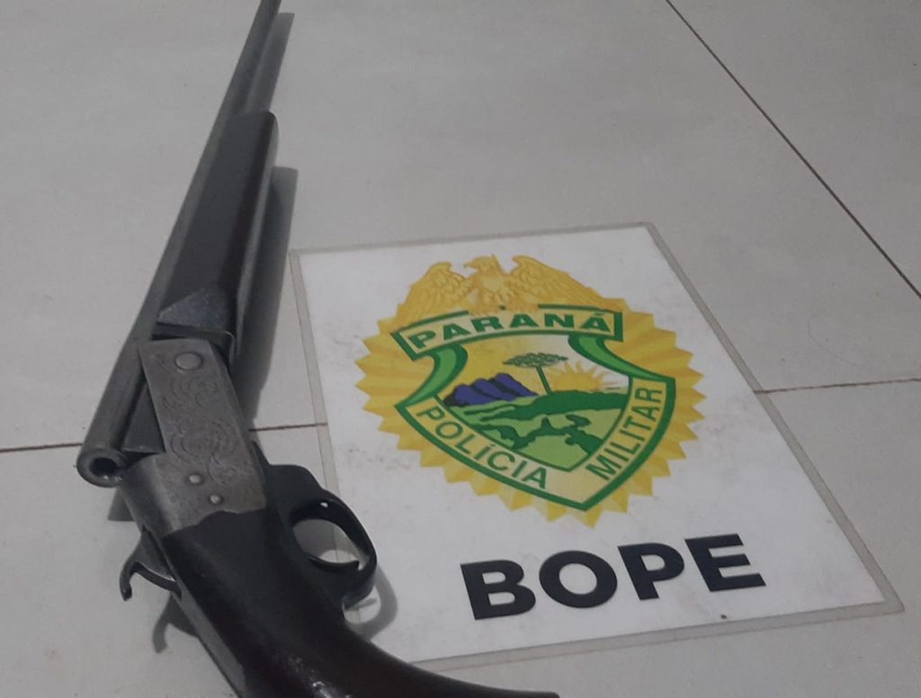 Choque detém homem e apreende espingarda em Tupãssi