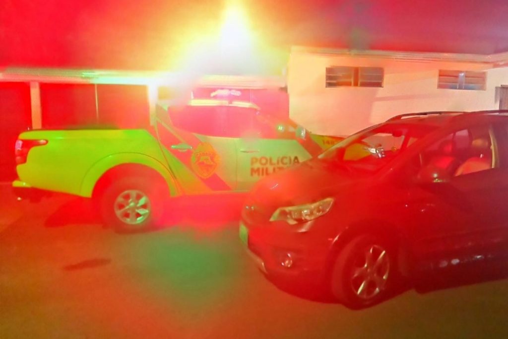 PM de Missal apreende veículo e porção de maconha