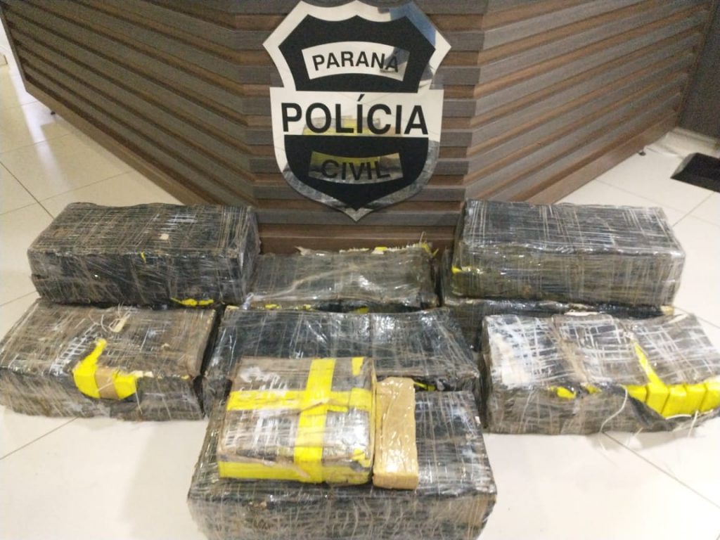 Ação conjunta com participação da Denarc de Cascavel resulta na apreensão de 167 quilos de maconha na BR-163 Ação conjunta com participação da Denarc de Cascavel resulta na apreensão de 167 quilos de maconha na BR-163