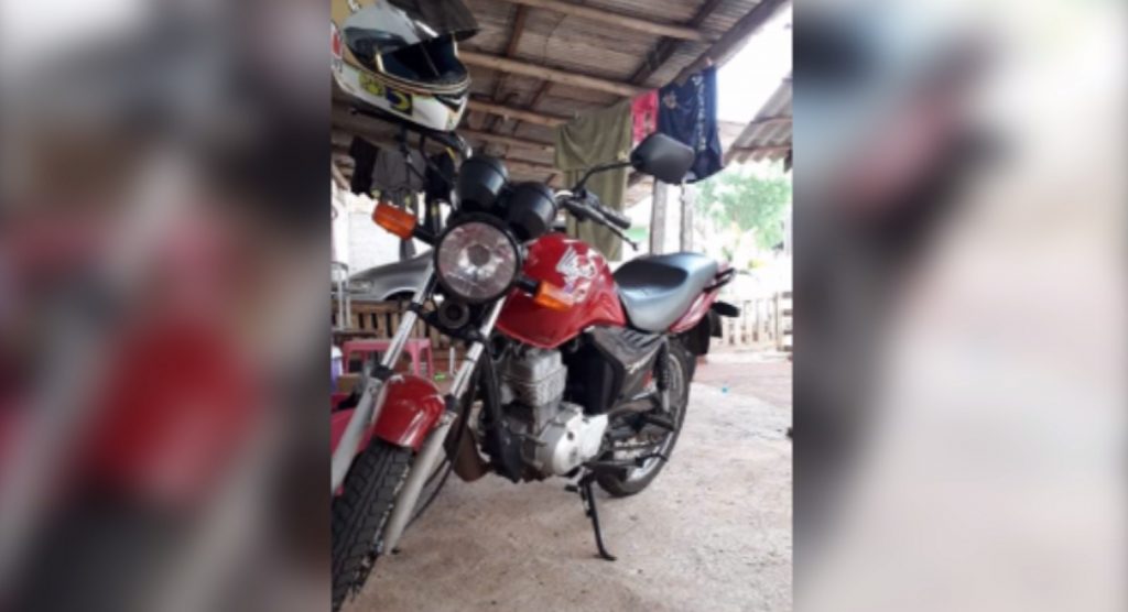 Honda CG 125 Fan com placa ATG-6H89 foi furtada no Bairro XIV de Novembro