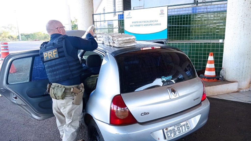 PRF prende dupla de irmãos traficantes em Guaíra