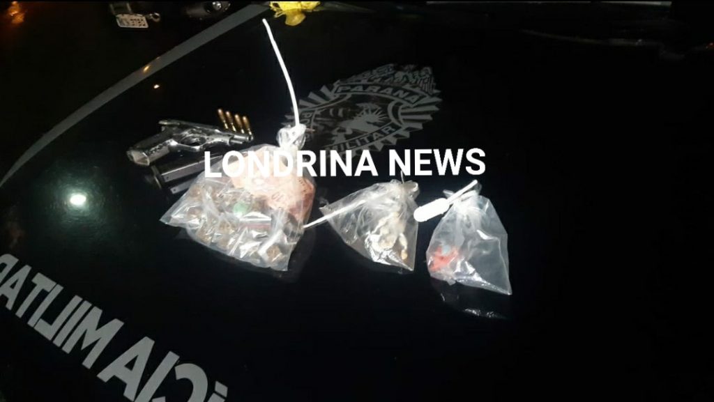 Homem morre baleado pela PM após reagir a abordagem em Londrina; pistola e drogas foram apreendidas na ação