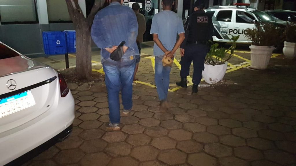 Três são detidos pela Força Rural da GM após serem flagrados tentando furtar na área rural de Cascavel