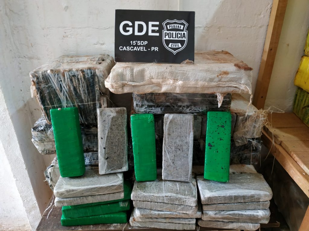 GDE da Polícia Civil apreende cerca de 140 quilos de maconha no Bairro São Cristóvão