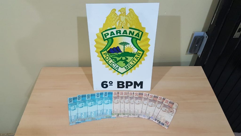 Jovem de 18 anos é flagrado com quase R$ 1.000,00 em notas falsas no Conjunto Riviera