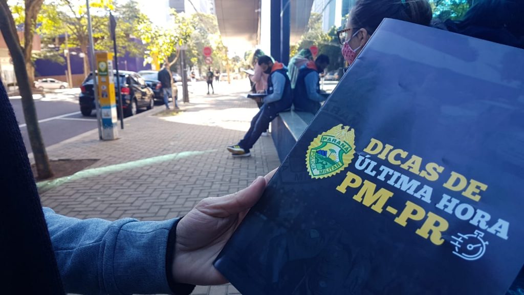 Prova do Concurso Público da Polícia Militar do Paraná é realizado neste domingo