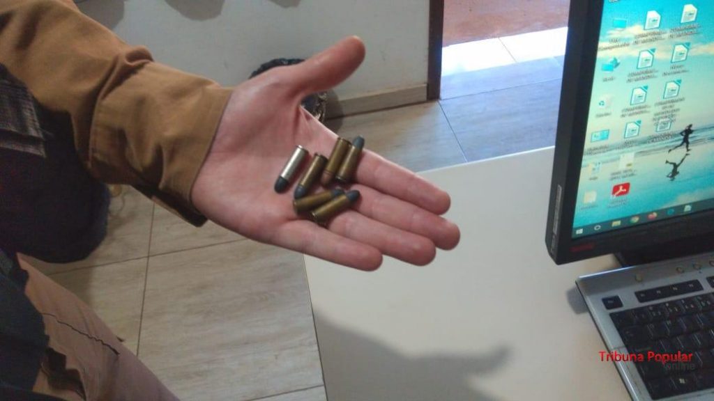 Militares da Rotam apreende munições no Bairro Morumbi, em Foz do Iguaçu