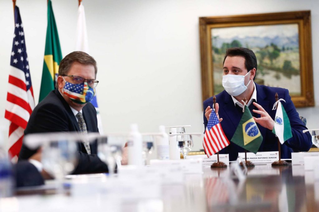 Paraná formaliza acordo de cooperação mútua com os Estados Unidos