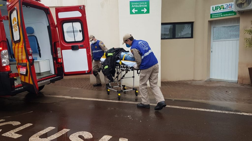 Homem que sofreu queda de moto em estrada rural às margens da BR-369 é levado à UPA Brasília Homem que sofreu queda de moto em estrada rural às margens da BR-369 é levado à UPA Brasília