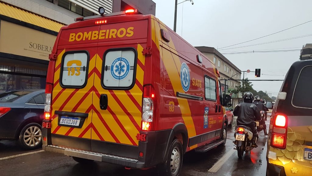 Siate é chamado em suposto atropelamento na Rua Paraná, mas vítima não foi encontrada Siate é chamado em suposto atropelamento na Rua Paraná, mas vítima não foi encontrada
