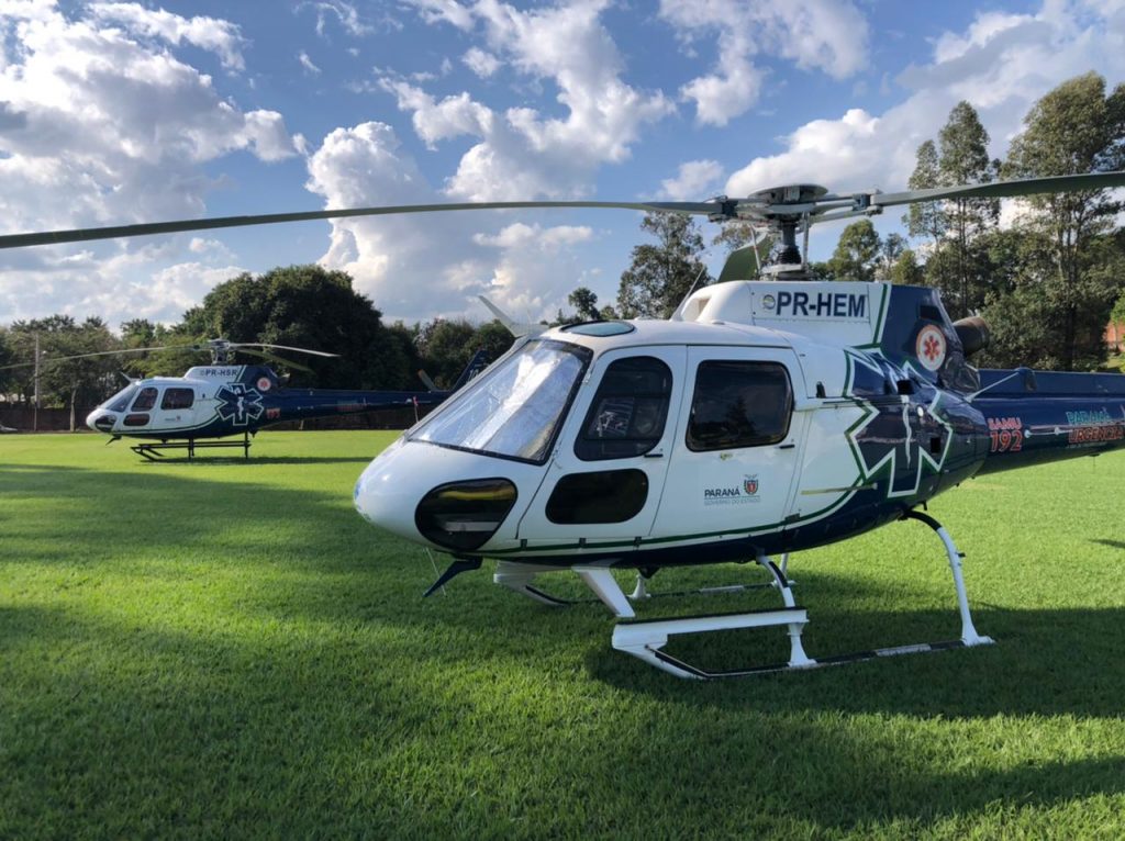 Aeromédico transporta vítima de grave queimadura para Londrina Aeromédico transporta vítima de grave queimadura para Londrina