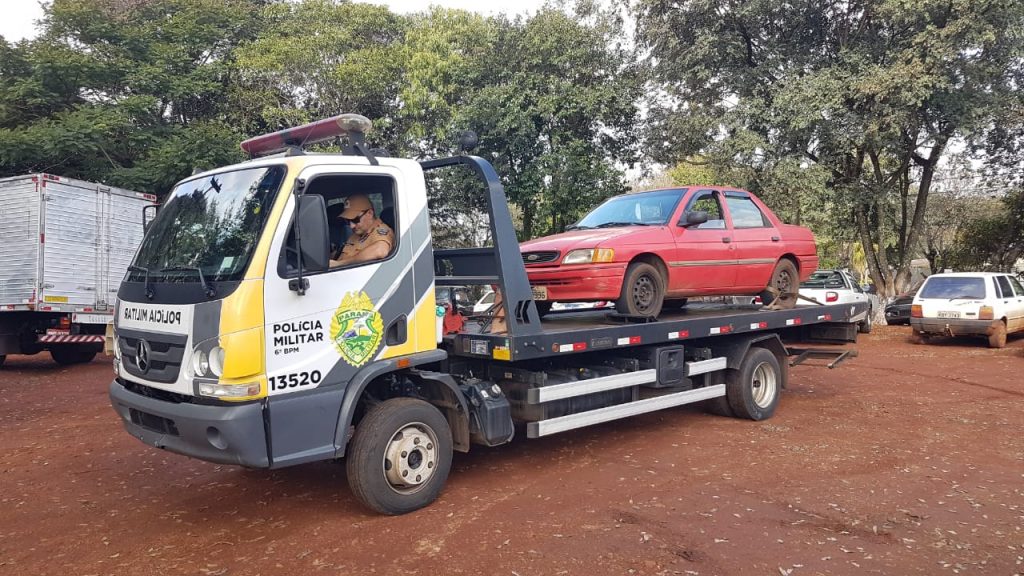 Mais um veículo furtado em Corbélia é localizado pela PM em Cascavel