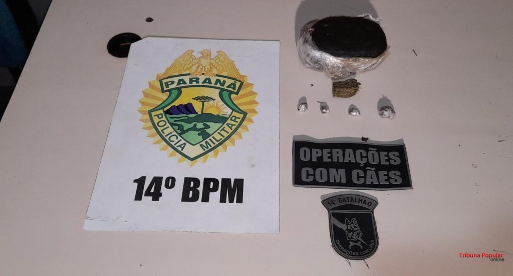Choque detém duas pessoas com maconha e haxixe no Jardim Jupira, em Foz do Iguaçu