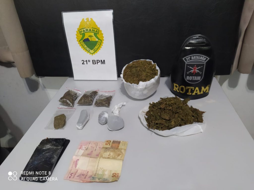 ROTAM prende cinco pessoas envolvidas com tráfico de drogas em Francisco Beltrão