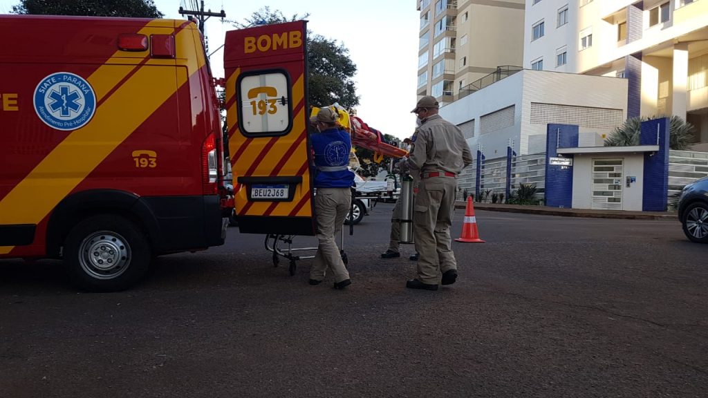 Criança sofre grave lesão na cabeça ao ser atingida por armário em apartamento na Rua Salgado Filho