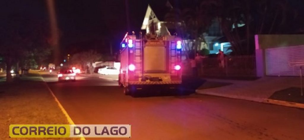 Princípio de incêndio é registrado em residência de ex-prefeito de Santa Helena