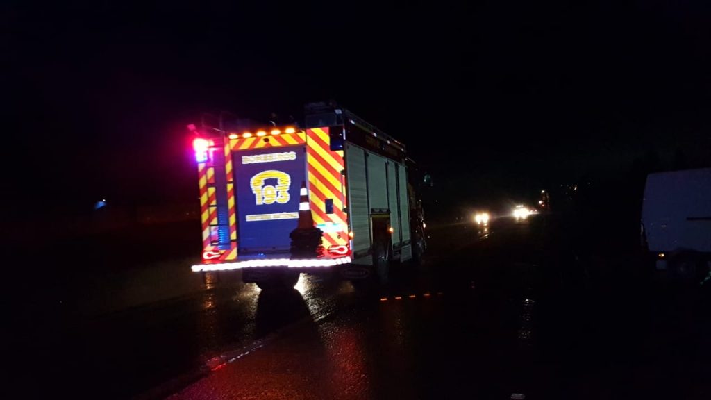 Ao sair da marginal e entrar na BR-369, motociclista sofre queda após passar por desnível na pista
