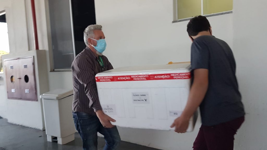 Nova remessa de vacinas contra Covid-19 chega a 10ª Regional de Saúde, em Cascavel
