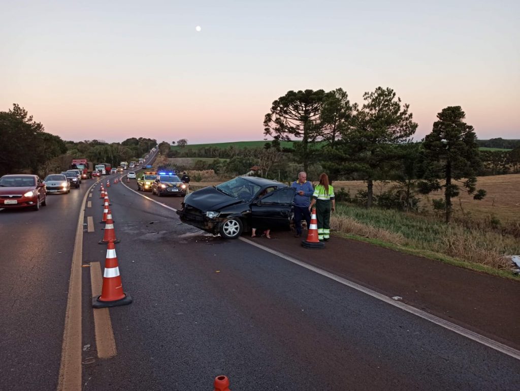Uma pessoa perde a vida em gravíssimo acidente na BR-277, na região entre Cascavel e Ibema