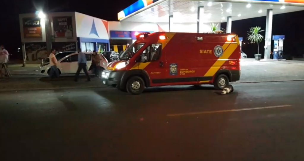 Motociclista fica ferido em colisão de trânsito no Periolo