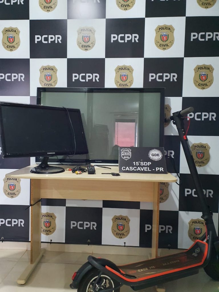 GDE da Polícia Civil recupera produtos que haviam sido furtados no dia 1º de julho