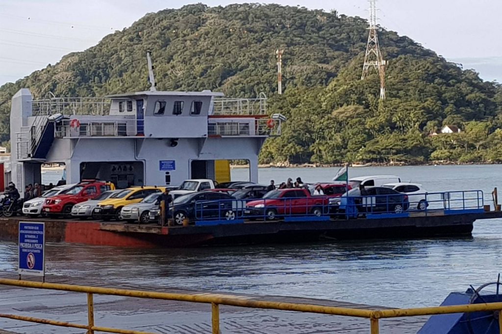Equipes da CGE inspecionam travessia da Baía de Guaratuba