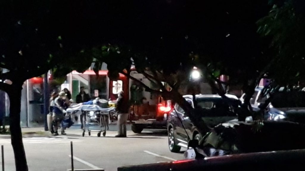 Homem sofre luxação no joelho durante partida de vôlei no Bairro São Cristóvão