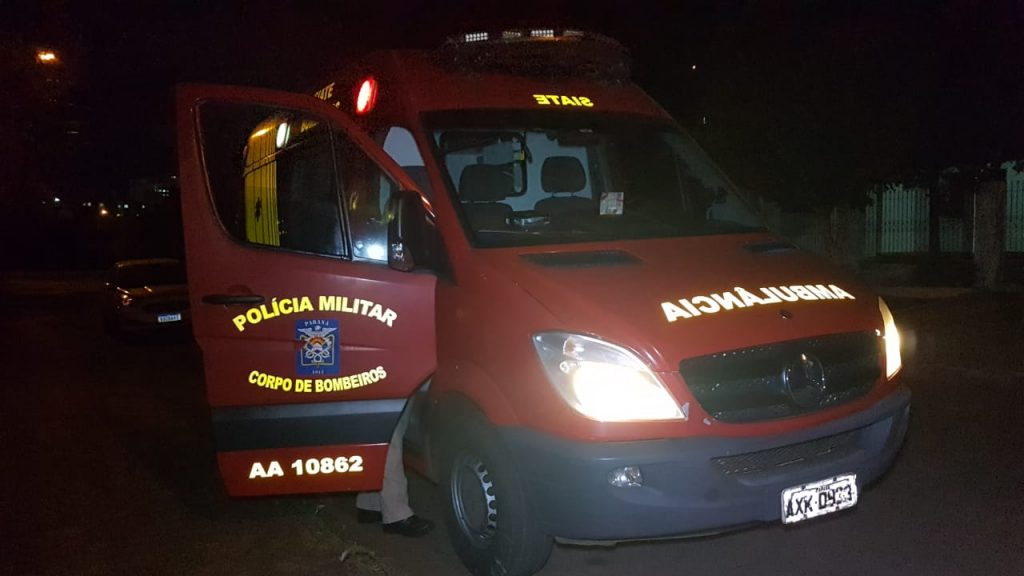 Homem de 48 anos é atendido pelo Siate no Bairro Alto Alegre após ter sido agredido