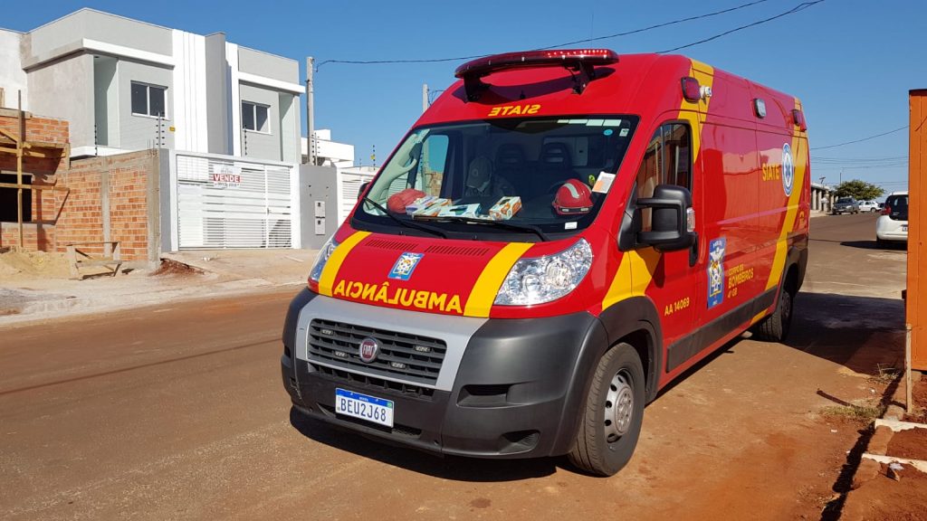 Menino cai de três metros em casa em construção no Loteamento Florais do Paraná