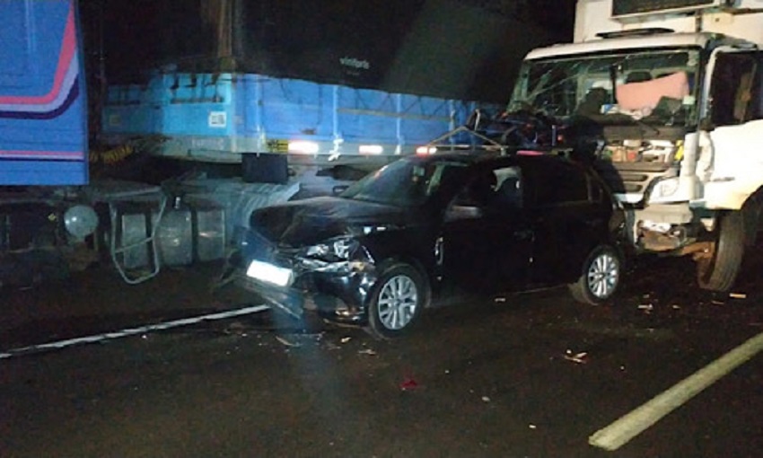 Imagem referente a Acidente com vários veículos e vítimas é registrado na BR-277 em Guaraniaçu