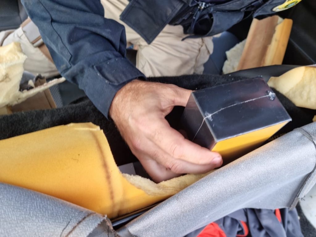 PRF apreende Telefones celular em Santa Terezinha de Itaipu-PR