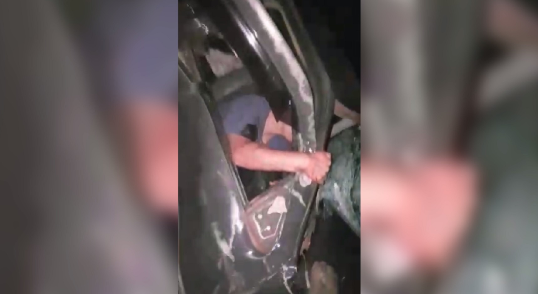 Imagem referente a Novas imagens mostram correria e resgate de feridos no grave acidente com morte na BR-277 em Guaraniaçu