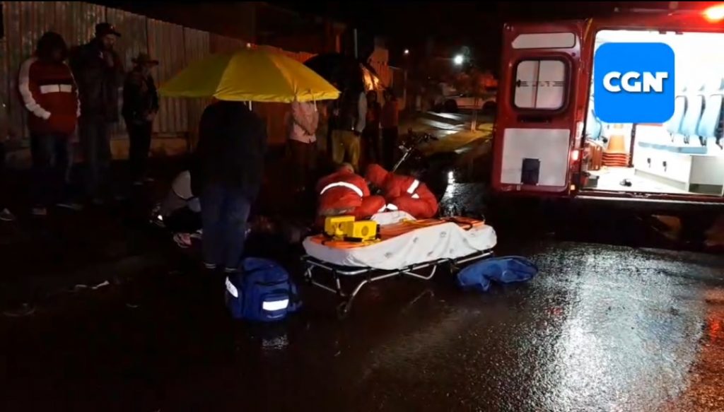 Motociclista fratura o fêmur em colisão entre motos na Avenida Corbélia, no Bairro Morumbi