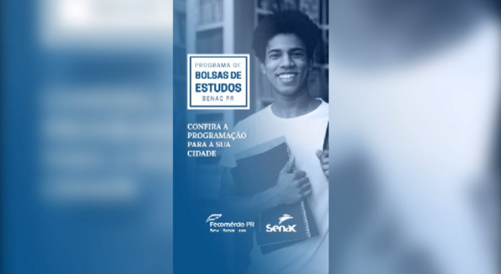 Senac PR lança programa com 13 mil bolsas de estudo gratuitas