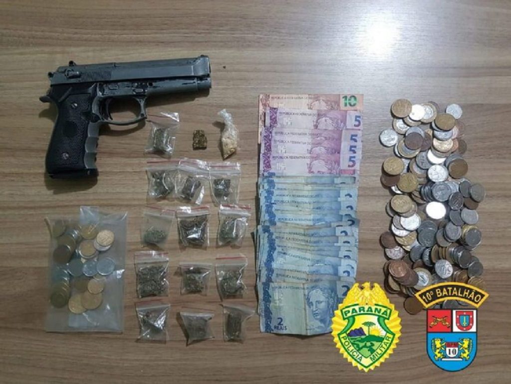 Após troca de tiros, ladrões são presos pela PM de Jandaia