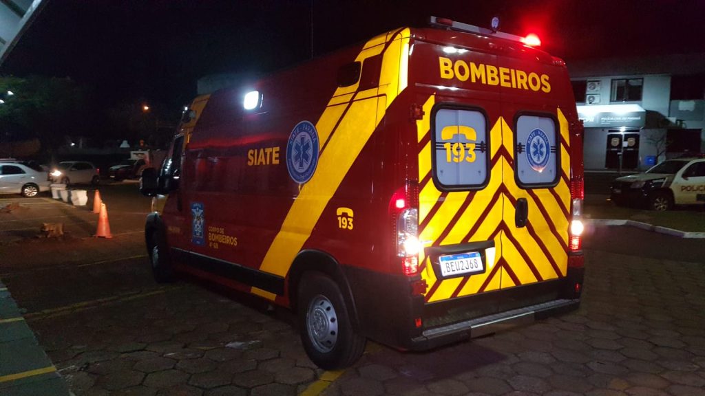 Detido por violência doméstica se fere com plástico na delegacia e é atendido pelo Siate